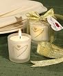Heart Design Candle Wedding Favors, 30