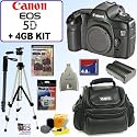 Canon EOS 5D 12.8 MP Digital SLR Camera + 4GB Deluxe Accessory Kit