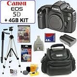 Canon EOS 5D 12.8 MP Digital SLR Camera + 4GB Deluxe Accessory Kit