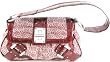 Guess Ibiza Metal Half Flap Shoulder Bag in Red