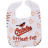 MLB McArthur Baltimore Orioles Infant Littlest Fan Mesh Bib - White