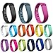 Henoda 15 Pcs Large Replacement Bands with Clasps for Fitbit Flex Only /No Tracker (Pack of 15 (Large))