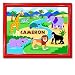 Wild Animals Large Gloss Red Personalized Print
