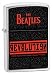 Zippo The Beatles Revolution Pocket Lighter (Black, 5 1/2 x 3 1/2 cm)