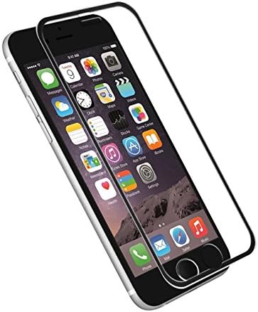 Iphone 6s plus Screen Protector,[titanium Alloy + Tempered Glass] New Titanium Alloy Edge Full Covered Premium Tempered Glass Screen Protector for Iphone 6/6s plus 5.5 Inches((titanium Edge)Black)