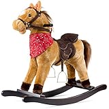 Cowboy Rocking Horse - Tan Brown