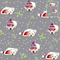 Winter Warmers Westie Christmas Wrapping Paper