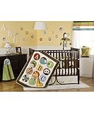 Kidsline Peekaboo Pals 6 Piece Crib Bedding Set