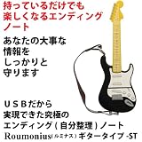 ＵＳＢで管理する究極の自分整理ノート　　財産管理からお付合い情報にご自分の思いなど、すべてをＵＳＢ1本で一括管理　ルミナス ＵＳＢギタータイプST