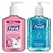 PURELL Spring Bloom Instant Hand Sanitizer, 8oz Pump Bottle, Pink