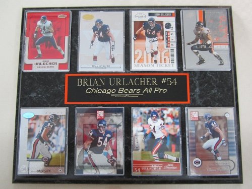 Chicago Bears Brian Urlacher 8 Card Plaque