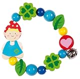 Produkt-Bild: Greifling Phil Zwerg Holz Heimess Rassel Rappel Baby 735400 [Spielzeug]