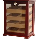 4 Tray & FOUR LARGE Window Display Cigar Humidor 250+ct