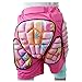 Soared 3D Protection Hip Butt EVA Paded Short Pants Protective Gear Guard Impact Pad Ski Ice Skating Snowboard Black