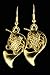 French Horn Earrings (Gold)