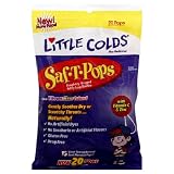 Little Remedies Soothing Throat Safe T Pops, With Vitamin C & Zinc, 15-Count Bags (Pack of 6)