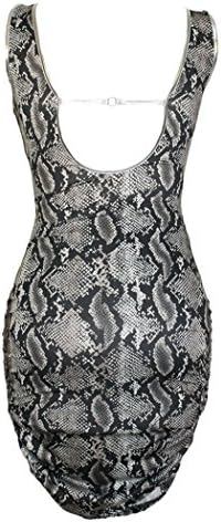 NianNvJiao Women's Round Collar Sexy Backless Dress Black Freesize