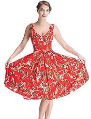 V-neck  General Print Bridesmaid Dress/Mini Dress  With a Bow(s)