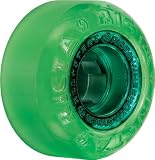 Ricta Crystal Chrome A Star 52mm Green Skate Wheels