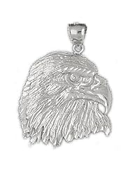 Clevereves 14K White Gold Pendant Eagle 8.2 - Gram(s)