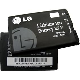 OEM LG Lithium-Ion battery 3.7V for AX275 AX300 UX300 AX380 WAVE ( LGIP-420A )