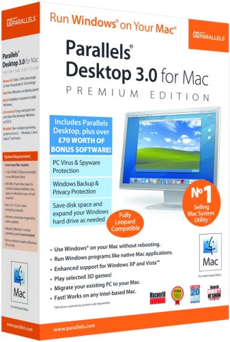 Software: NOVA Parallels Desktop 3.0 Premium   Macintosh
