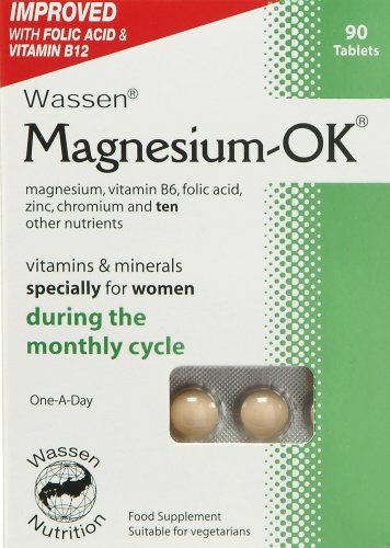 Magnesium OK Vitamins & Minerals For Women During The Monthly Cycle 90 Tablets