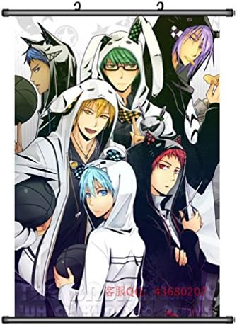 ScorpioL® Kuroko no Basket Cartoon Anime Cosplay Fabric Wall Scroll Poster 16"x23"