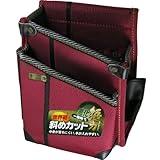 KH 進化 ウエストバッグ（左腰用） 大 緋色 HSA08R