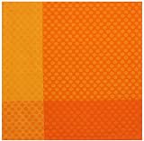 Durable Woven Jacquard 100% Cotton Orange Dots Tablecloth 60x60 Inches