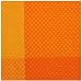 Durable Woven Jacquard 100% Cotton Orange Dots Tablecloth 60x60 Inches