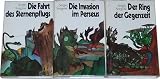 Menschen wie G&ouml;tter in drei B&uuml;chern (Die Fahrt des Sternenpflugs - Die Invasion im Perseus - Der Ring der Gegenzeit) - Sergej Snegow