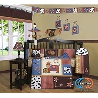 Boutique Horse Western Cowboy 13PCS CRIB BEDDING SET