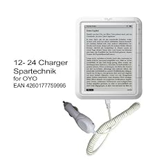 Weisser Autolader OYO. 12 - 24 Volt KfZ Ladekabel f�r Thalia E-Book Reader OYO OYO II OYO 2 - Strom im Auto & LKW - weiss