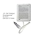 Weisser Autolader OYO. 12 - 24 Volt KfZ Ladekabel f�r Thalia E-Book Reader OYO OYO II OYO 2 - Strom im Auto & LKW - weiss
