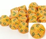 Speckled 16mm Polyhedral Lotus d10 Dice