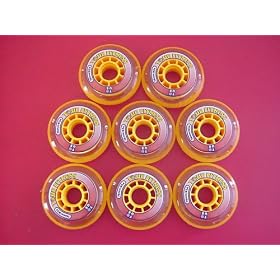 8-pk True Rollerblade In-line inline skate wheels 76mm/82A