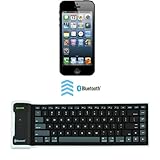 iKross Bluetooth Wireless Flexible Foldable Keyboard