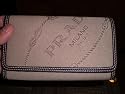 New Prada Women's Checkbook Saffiano Wallet - M608A - Black