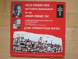 Christmas Seal Campaign 1966 Celebrity Reminder Spots. Vinyl LP with Paul Newman, Smothers Brothers, Bill Cosby, Mel Brooks, Carl Reiner, Dick Clark, Sid Caesar, Bob Denver, Bob Conrad