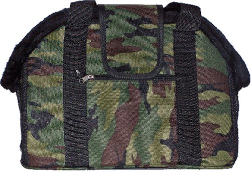 Designer Dog Carrier - Open Top Pet Carrier - Camouflage