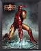 Mini Poster framed: Iron Man - Punch (20 x 16 inches)