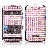 Dots Peach Design Protective Skin Decal Sticker for BlackBerry Storm 9530 Cell Phone