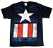 Search : Marvel Comics Captain America Chest Blue Costume T-shirt