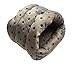 WOWOWMEOW Small Animals Warm Hanging Cage Cave Bed for Hamsters, Guinea-Pigs, Rats and Chinchillas (M, Dot-Grey)