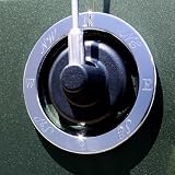 Antenna Base Bezel Billet Aluminum CHROMED Compass Style For 2007-11 Jeep Wrangler JK by Action Accessories