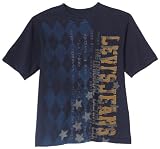 Levi's  Boys 2-7 Short Sleeve Tee Shirt,Navy,4