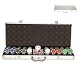 Aluminum Case Poker Set, 500 pc., 11.5g Gold Foil chips