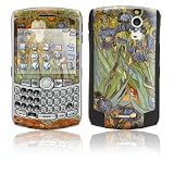 Van Gogh - Irises Design Protective Skin Decal Faceplate for Blackberry Curve 8330 Cell Phones