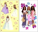 BARBIE - Peel and Stick - 8 Window Clings - Decals